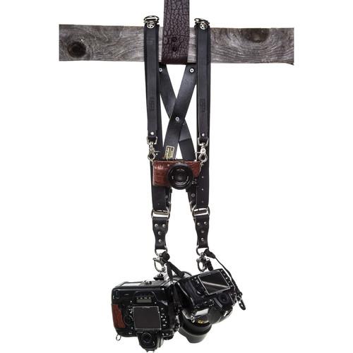 HoldFast Gear Money Maker 3-Camera Leather Harness