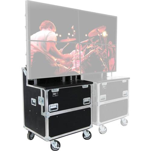 JELCO RotoLift Dual Flat Screen Mobile Lift Case