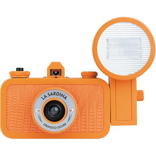 Lomography La Sardina Orinoco Ochre Camera with Flash