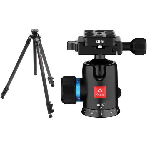 Oben CC-2361 Carbon Fiber Tripod with BE-117 Ball Head Kit