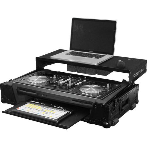 Odyssey Innovative Designs Black Label Pioneer XDJ-R1 Controller Glide Style Case with Bottom GT Glide Tray