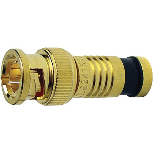 Platinum Tools BNC-Type Gold RGB Mini Coax-25 AWG Connector