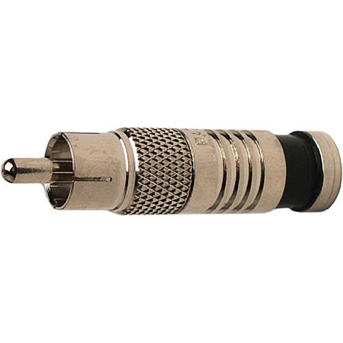 Platinum Tools RCA-Type Nickel SealSmart Coaxial Compression RG6 Connector