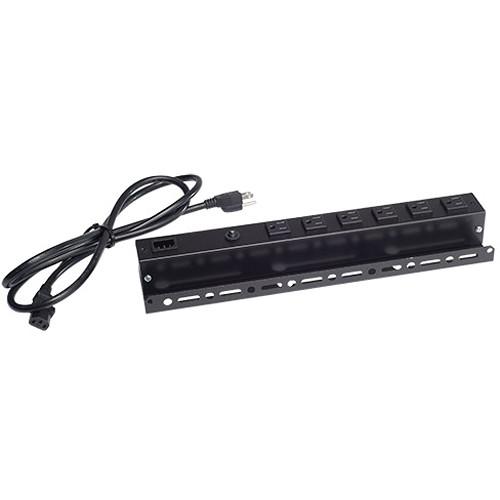 Raxxess 6-Outlets 12A Power Strip with IEC connector