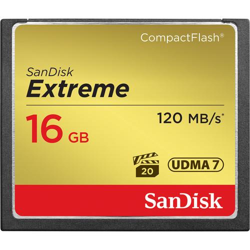 SanDisk 16 GB Extreme CompactFlash Memory