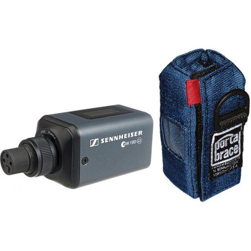 Sennheiser SKP 100 G3 Plug-on Transmitter with Protective Case Kit - G, Sennheiser, SKP, 100, G3, Plug-on, Transmitter, with, Protective, Case, Kit, G