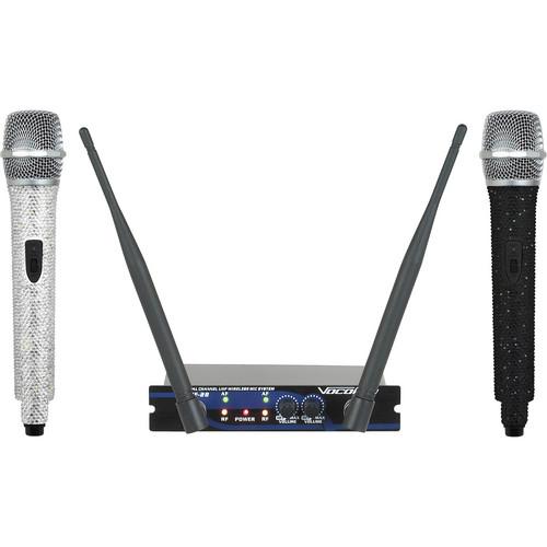 VocoPro UHF-28 Diamond Dual Channel UHF Wireless Microphone System