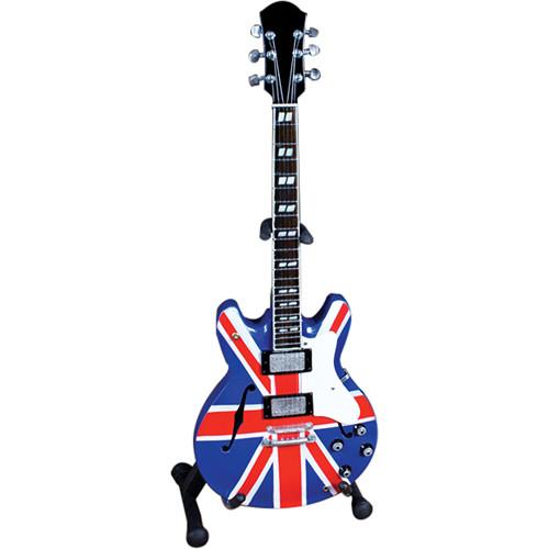 AXE HEAVEN Noel Gallagher Union Jack Supernova Miniature Guitar Replica Collectible