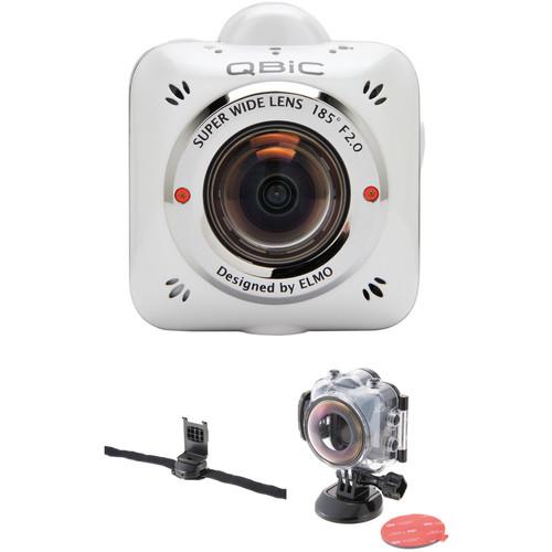 Elmo QBiC MS-1 Wide Angle Wearable Camera Kit with Armor Case and Belt Mount