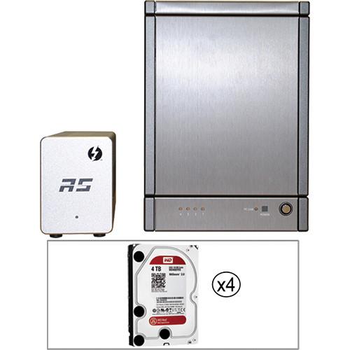 HighPoint RocketStor 6324AS 16TB 4-Bay Thunderbolt 2 RAID Array Kit