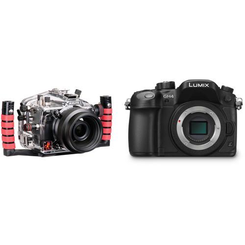 Ikelite Underwater Housing and Panasonic Lumix DMC-GH4 Micro Four Thirds Camera Body Kit