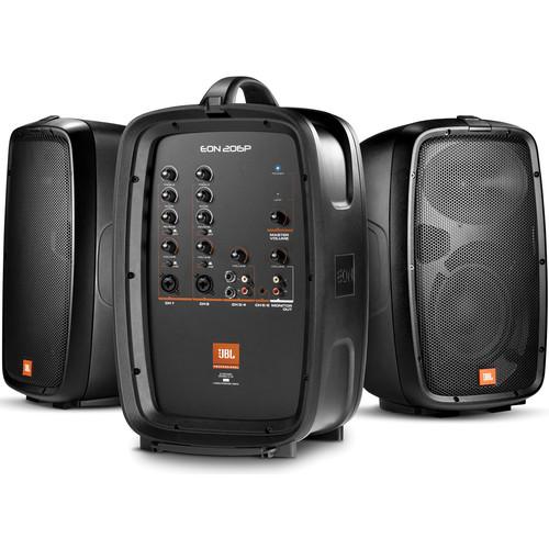 JBL EON206P - Portable 6.5" Two-Way PA System With Detachable Powered Mixer