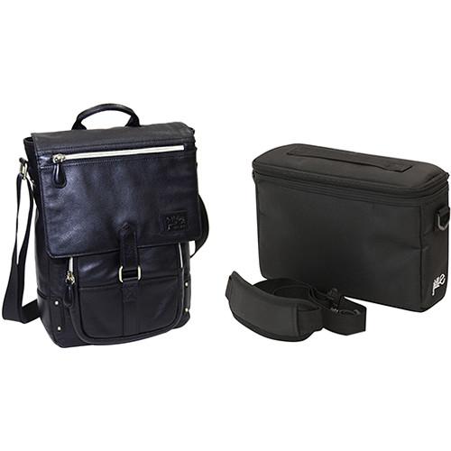 Jill-E Designs Emma Leather Bag E-Go Camera Insert