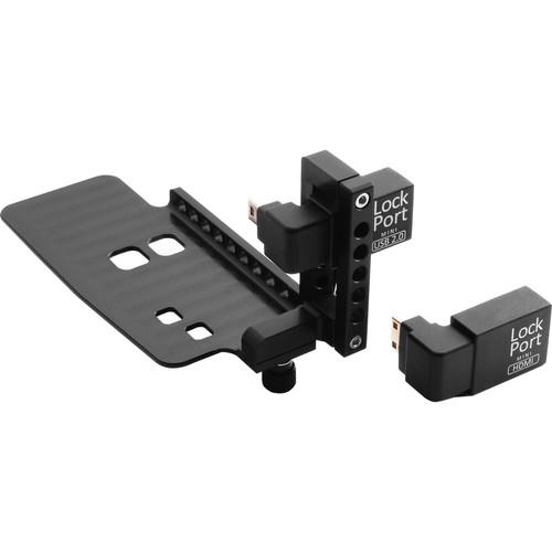 LockCircle Lockport Dual Kit HDMI USB 2.0 Port Saver Adapter Clamp for Canon 5D Mark II Camera
