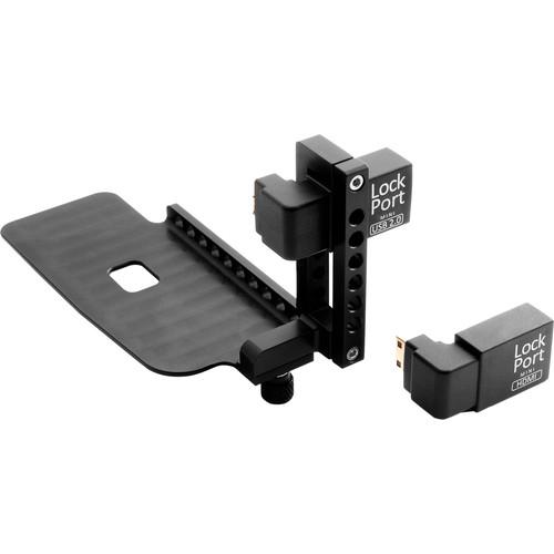 LockCircle LockPort Dual Kit HDMI USB 2.0 Port Saver Adapter Clamp for Nikon D600 D610 Camera