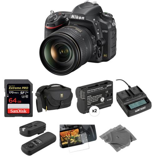 Nikon D750 DSLR Camera with 24-120mm