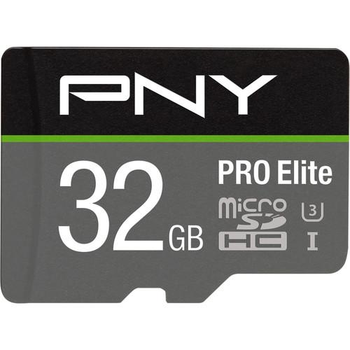 PNY Technologies 32GB Pro Elite microSDHC Memory Card