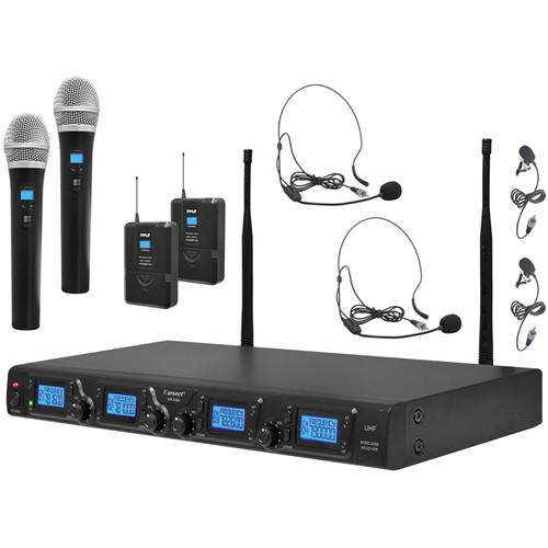 Pyle Pro PDWM4350U - 4-Channel Wireless System