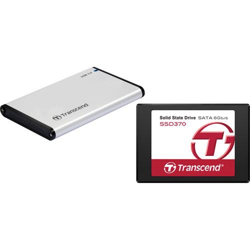 Transcend StoreJet 25S3 USB 3.0 Enclosure with 1TB SSD