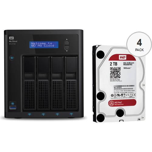 WD My Cloud Expert Series EX4100 8TB NAS Kit