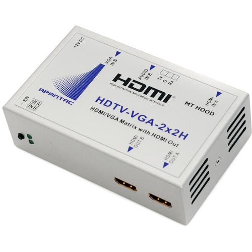 Apantac HDTV-VGA-2X2H HDMI VGA 2 x