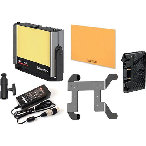 Cineo Lighting Maverick LED Light Bi-Color Portable Gold Mount Kit