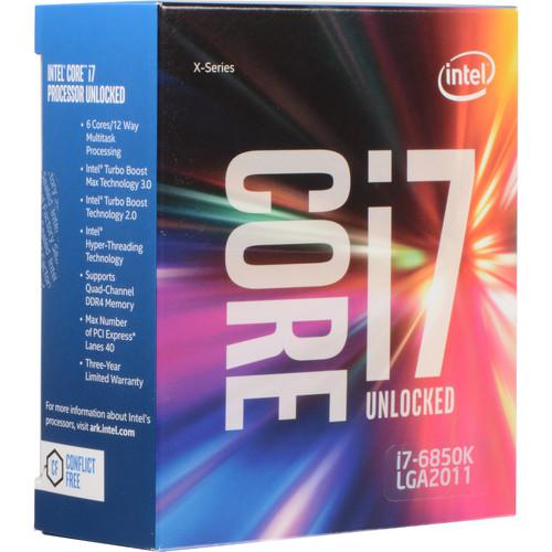 Intel Core i7-6850K 3.6 GHz Six-Core