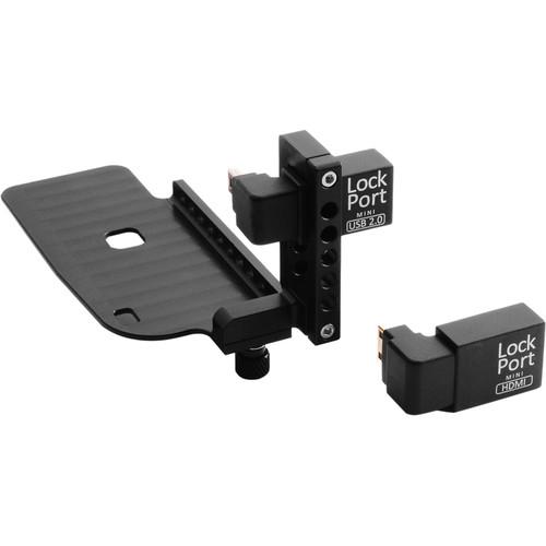 LockCircle Lockport Dual Kit HDMI USB 2.0 Port Saver Adapter Clamp for Canon 6D Camera