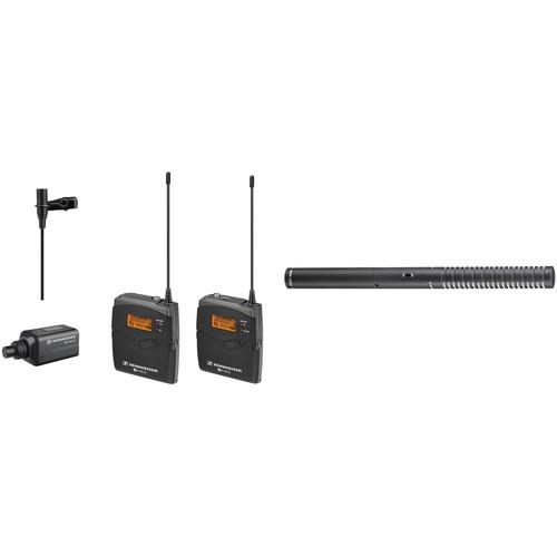 Sennheiser ew 100 ENG G3 Wireless Combo Mic System and Rode Battery Phantom Shotgun Mic Kit A