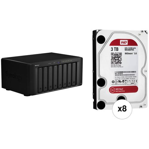 Synology DiskStation DS1815 24TB 8-Bay NAS Server Kit