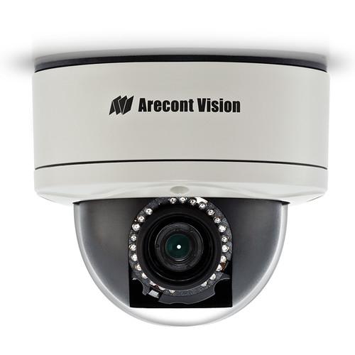 Arecont Vision MegaDome2 AV1255PMIR-S 1.2MP H.264 All-in-One Motorized P-Iris Lens True Day Night IR Indoor Outdoor Dome IP Camera with STELLAR Technology