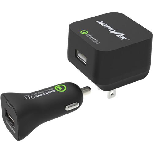 DigiPower Qualcomm QuickCharge 2.0 Wall and