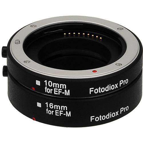 FotodioX Pro Automatic Macro Extension Tube Kit for Canon EF-M, FotodioX, Pro, Automatic, Macro, Extension, Tube, Kit, Canon, EF-M