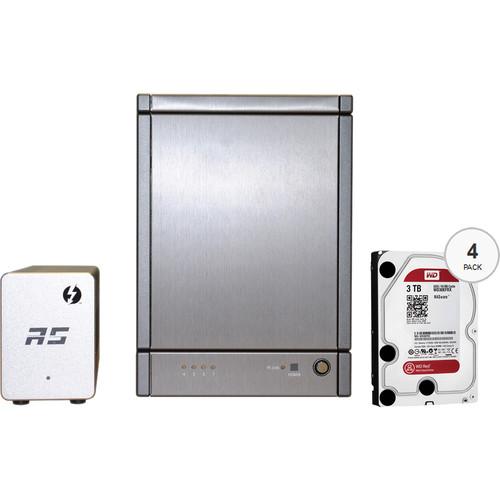 HighPoint RocketStor 6324AS 12TB 4-Bay Thunderbolt 2 RAID Array Kit