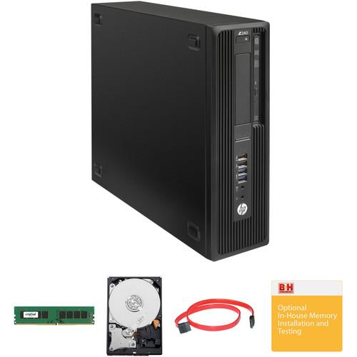 HP Z240 Series Small Form Factor Turnkey Workstation with 16GB RAM and 4TB HDD