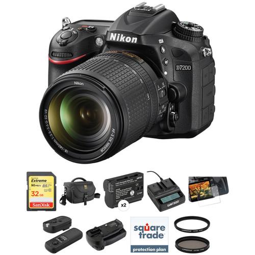 Nikon D7200 DSLR Camera with 18-140mm