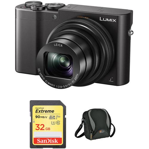 Panasonic Lumix DMC-ZS100 Digital Camera with Memory Card Kit
