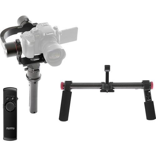 Pilotfly H2 3-Axis Gimbal Stabilizer & Two-Hand Holder Kit