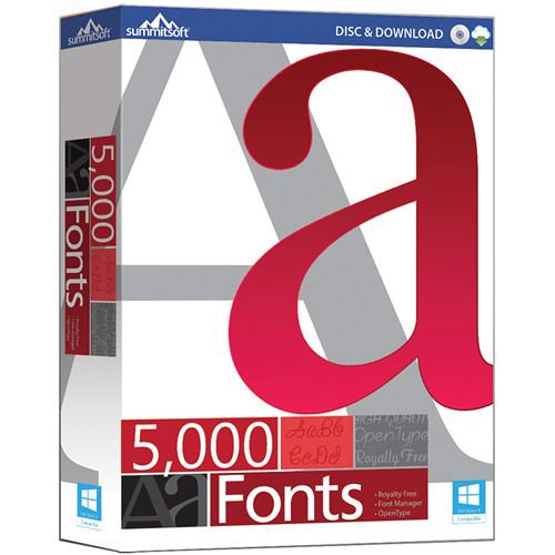 Summitsoft 5000 Fonts