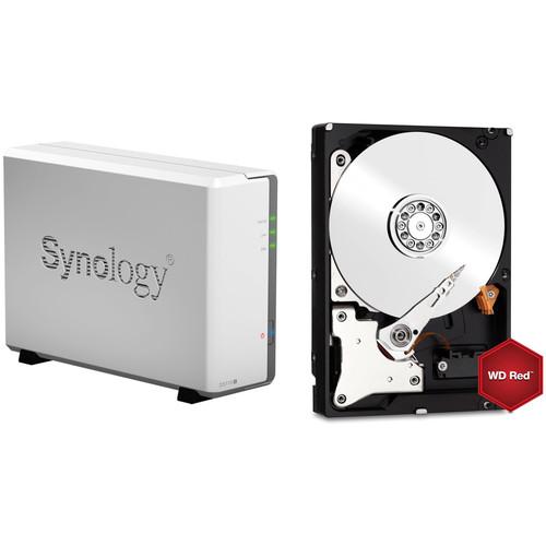 Synology DiskStation DS115j 6TB Single Bay NAS Server Kit with WD Red Drives