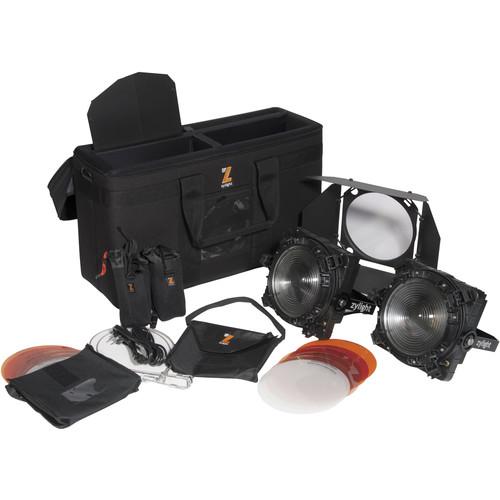 Zylight F8-D 100 LED Fresnel Dual Head ENG Kit with Gold Mount