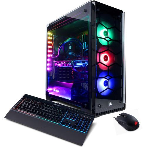 CyberPowerPC Crystal Gaming Series Basic Desktop Computer