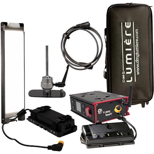 DMG Lumiere MINI Switch WDMX AC DC Kit with Lolly Pop Mount, Gold Mount Battery Plate and Bag