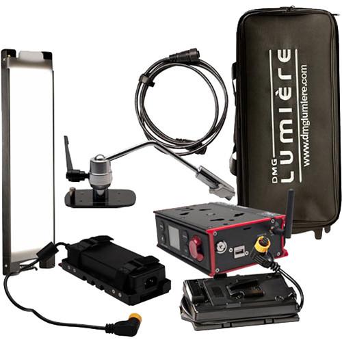 DMG Lumiere MINI Switch WDMX AC DC Kit with Offset Mount, V-Mount Battery Plate and Bag