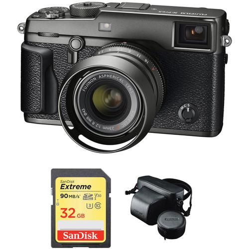 FUJIFILM X-Pro2 Mirrorless Digital Camera with 23mm Lens and Accessories Kit
