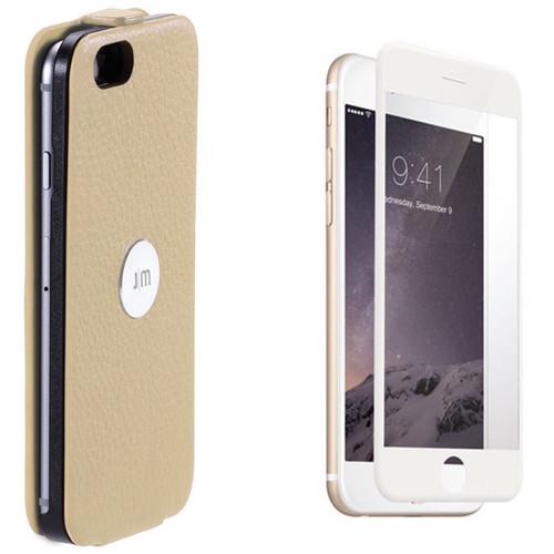 Just Mobile Beige SpinCase with White