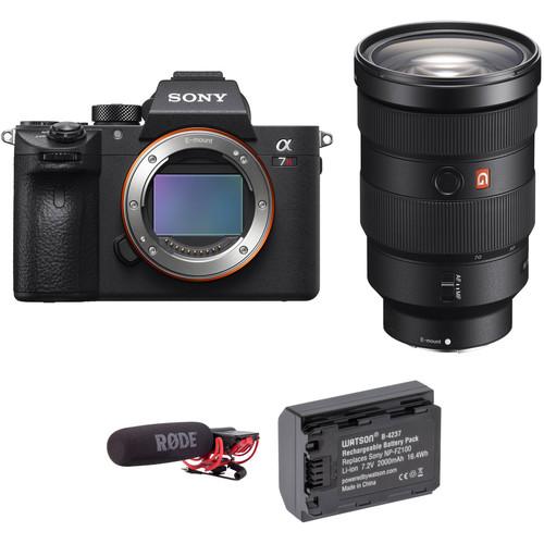 Sony Alpha a7R III Mirrorless Digital Camera with 24-70mm f 2.8 Lens Audio Kit