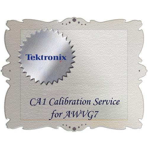 Tektronix CA1 Calibration Service for AWVG7