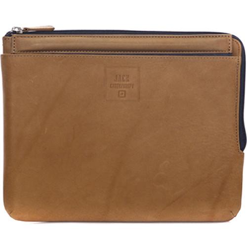 Jill-E Designs Dominick Leather Sleeve with Stand for 10" Tablet