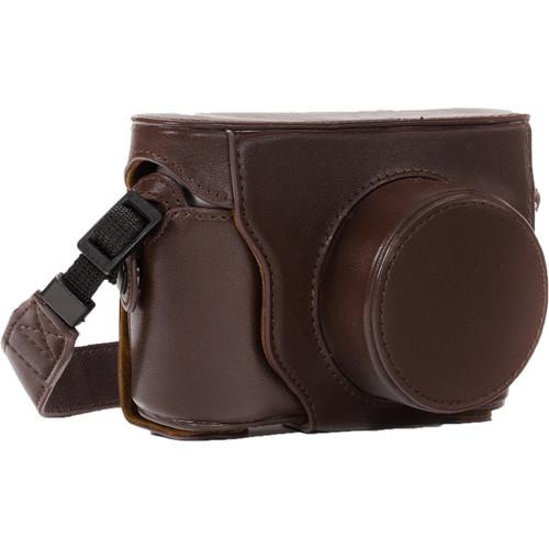 MegaGear Ever Ready PU Leather Camera Case with Strap for Fujifilm X100S